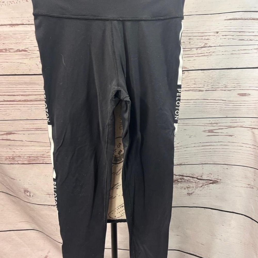 Peloton Athletic Leggings Womens Small Black Pocket Compression Workout Yoga